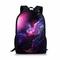 zaino con stampa galassia - resistente ed elegante zaino per la scuola con nebulosa spaziale con spalline regolabili in tessuto oxford cerniera di grande capacità ideale come regalo per il rientro a scuola - spazioso bookbag dal design notte stellata