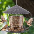 Mangiatoia Per Uccelli Impermeabile Gazebo Da Appendere Mangiatoie Per Uccelli Contenitore Da Esterno Con Corda Per Appendere L'alimentazione Tipo Di Casetta Mangiatoia Per Uccelli Aves Decor Arredamento Da Giardino