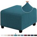 fodera per pouf elasticizzata fodere per pouf quadrate protezione per mobili sgabello pieghevole protezione per mobili fodera morbida con fondo elastico