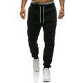 Per uomo Pantaloni della tuta Pantaloni da jogger Pantaloni Strada Athleisure Inverno Fitness Allenamento in palestra Corsa Traspirante Morbido Sport Tinta unita Abbigliamento sportivo Nero Grigio