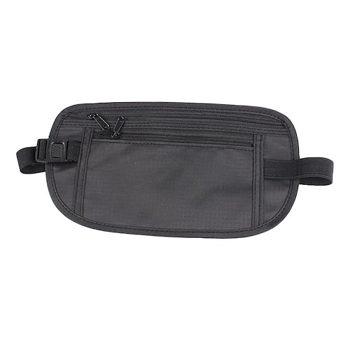 1pc marsupi da viaggio invisibili marsupio per passaporto borsa da cintura per soldi borsa nascosta portafoglio di sicurezza borsa casual per uomo donna