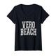 Damen Vero Beach Florida - Vero Beach FL - Vero Beach University T-Shirt mit V-Ausschnitt