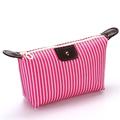 Per donna Borsa Borsa Trucco Borsa cosmetica Borsa hobo Nylon Feste Ufficio Viaggio Cerniera Grande Capacità Impermeabile Leggero A righe Bianco / nero Anguria Rossa Nero