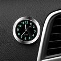 Orologio digitale per auto mini orologio luminoso da cruscotto adesivo meccanica al quarzo accessorio per interni auto
