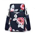 18 colori mini borsa per cellulare multifunzione 3 strati tasche con cerniera portamonete portachiavi borsa sportiva a tracolla