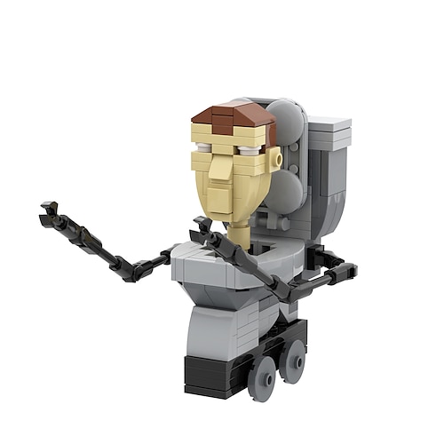 skibidi toilette super titan sound man set da costruzione creativo carino blocchi da costruzione kit per bambini regali per bambini (415 pezzi) per regali di natale