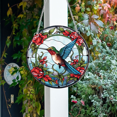 1 acchiappasole da appendere alla parete per uccelli per l'arredamento della casa e del giardino, perfetto per l'arredamento della casa