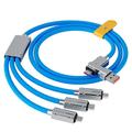 Cavo USB C Cavo Lightning 100W 3,9 piedi Da USB A a USB C USB A a Lightning Da USB A a micro B 6 A Ricarica veloce Trasferimento dati elevato 3 in 1 Per Macbook iPad Samsung Appendini per cellulare
