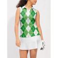 Per donna POLO abbigliamento da golf Rosa Verde Senza maniche Protezione solare Leggero Maglietta Superiore Abbigliamento da golf da donna Abbigliamento Abiti Abbigliamento