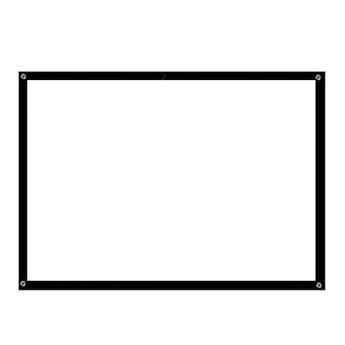 schermo del proiettore 4k film 16:9 hd 60 72 84 100 120 150 pollici pieghevole e portatile anti-piega video di proiezione per interni esterni per feste a casa ufficio aula gioco della coppa del mondo