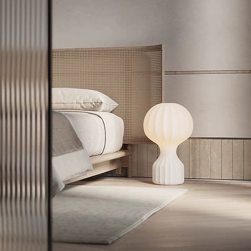lampada da tavolo mongolfiera bianco caldo 18 28 lampada da tavolo a led lampada da tavolo deco creativo moderno e minimalista soggiorno camera da letto comodino ristorante baco da seta seta