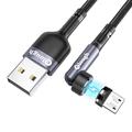 540 cavo magnetico 3a ricarica rapida cavo micro usb tipo c per iphone xiaomi samsung caricatore magnetico filo cavo dati telefono