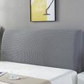 rivestimento della testiera del letto per la decorazione della camera da letto, rivestimento della fodera della testiera del letto elasticizzato, rivestimento protettivo antipolvere per la testiera