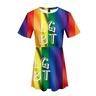 Gay Pride Bandiera arcobaleno LGBT LGBTQ Vestiti Arcobaleno 3D Grafica Per Per donna Per adulto Carnevale Stampa 3D Parata dell'orgoglio Mese dell'orgoglio