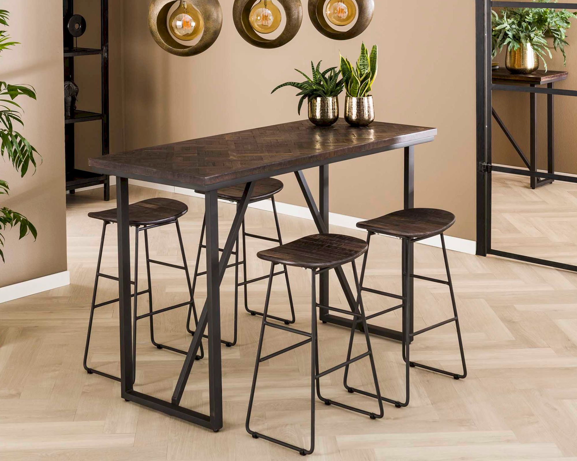 designline »Vine« Bartisch 140x92x60 cm