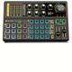 mixer audio professionale scheda audio live k300 e scheda audio interfaccia audio con più effetti mixer dj cambia voce e luce a led perfetta per