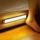 sensore di movimento luci sotto l'armadio 3 temperature di colore luce notturna ricaricabile tramite USB senza fili luci per armadio interno lampade magnetiche sottopiano per armadio da cucina