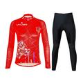 Per donna Manica lunga Maglia con pantaloni da ciclismo Gonna da ciclismo Estate Licra Poliestere Verde Nero Viola Divertente Bicicletta Completo tuta Pad 3D Traspirante Resistente ai raggi UV