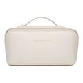 Per donna Borsetta Borsa dei trucchi Borsa per cosmetica pelle sintetica Viaggi Massima capacità Duraturo Tinta unica Nero Bianco Rosa
