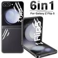 2 set Pellicola salvaschermo proteggi obiettivo fotocamera Proteggi schermo posteriore Per Samsung Galaxy Z Flip 5 TPU idrogel Anti Bolle Anti-impronte Alta definizione (HD) Ultra sottile