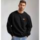 Per uomo Grafico Felpe Manica Lunga Felpe Girocollo Moda Quotidiano Vacanza Ferie Primavera Autunno Nero Bianco Abbigliamento progettista S M L XL 2XL