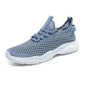 Per uomo Scarpe Scarpe da ginnastica Taglie forti Scarpe Flyknit Scarpe bianche Corsa Footing Per sport Sportivo Retato Traspirante Con lacci intrecciali Nero Bianco Blu Estate Primavera