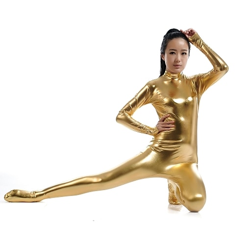 Zentai-Anzüge Cosplay Kostüm Catsuit Karnevalskostüm Ganzkörperanzug Herren Damen Sex Sexy Kostüm Einfarbig Elasthan Latex Kostüm für Halloween Erwachsene