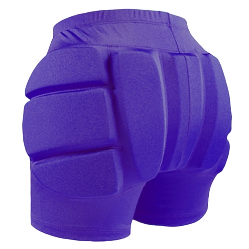 Antishock-Shorts / Gepolsterte Kompressionsshorts für Skifahren / Eislaufen Schützend Training Purpur / Gelb / Pfirsich Image