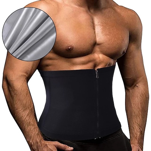 Schweiß-Taillentrainer, Saunagürtel, Schweiß-Shapewear, Sport, PU (Polyurethan), Heimtraining, Fitness, Fitnessstudio, Training, Gewichtsverlust, heißer Schweiß, Fettverbrennung für die Taille von