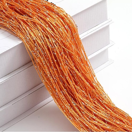 1 stücke 100 cm 200 cm fliegengitter fransen quaste vorhang string funkelnde vorhänge schlafzimmer vorhänge raumdekor teiler tür fenster dekor Image