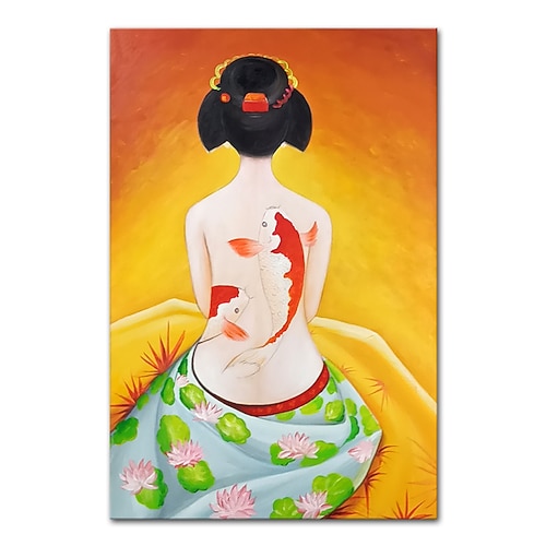 Mintura handgemachte nackte Frau Ölgemälde auf Leinwand Wandkunst Dekoration modernes abstraktes Bild für Wohnkultur gerolltes rahmenloses ungedehntes Gemälde Image