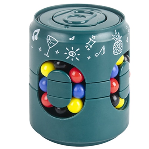 Kann zauberhafte Bohnen Zauberwürfel Geschenk Cola-Flasche Kinder Fidget Spinner Grundschule Kindergarten Geschenk Bildungs-Spielzeuge Weihnachtsgeschenk Image