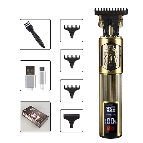 T9 USB elektrische Haarschneidemaschine professioneller Herrenrasierer Trimmer wiederaufladbarer Barttrimmer Friseur Haarschneidewerkzeuge Valentinstagsgeschenk Image