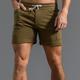 Herren Sportliche Shorts Aktive Shorts Sweatshorts Kurze Hose Tasche Glatt Komfort Atmungsaktiv Outdoor Täglich Ausgehen 100% Baumwolle Modisch Brautkleider schlicht Graues Grün Gras-Grün