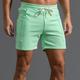 Herren Sportliche Shorts Aktive Shorts Sweatshorts Kurze Hose Tasche Glatt Komfort Atmungsaktiv Outdoor Täglich Ausgehen 100% Baumwolle Modisch Brautkleider schlicht Graues Grün Gras-Grün