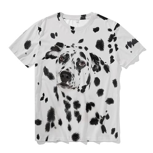 101 Dalmatiner Hundert und ein Dalmatiner Cruella De Vil T-Shirt-Ärmel Anime Zeichentrick Anime 3D 3D Harajuku Grafik Für Paar Herren Damen Erwachsene Zurück zur Schule 3D-Druck