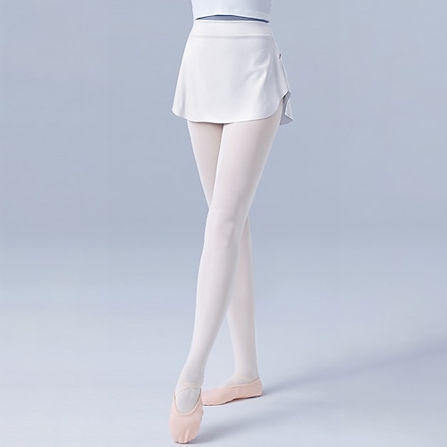 Ballett Sportkleidung Röcke Pure Farbe Farbaufsatz Damen Leistung Ausbildung Hoch Nylon Image