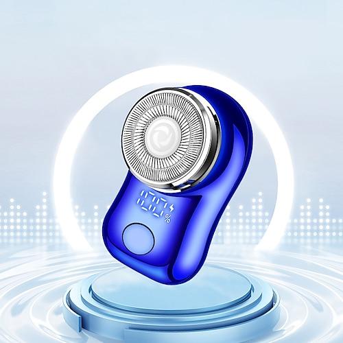 Elektrorasierer für Männer, Mini-Shave, tragbarer Elektrorasierer, tragbarer Nass- und Trockenrasierer im Taschenformat, wiederaufladbarer USB-Rasierer für Herren