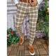 Herren Hose Hosen Chinesisch Chino Chino Hosen Bleistifthosen Karierte Anzughose Plaid Kariert Anti-Falten Geschäft Büroparty Klassisch Smart Casual 1 3