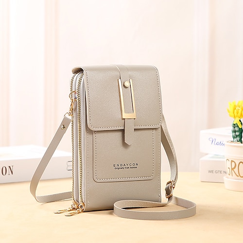 Damentaschen, weiche Leder-Geldbörsen, Touchscreen-Handy-Geldbörse, Umhängetasche, Schultergurt-Handtasche für Damen, günstige Damentaschen