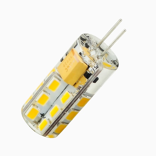 1 Stück 1,5 W G4 T3 Landschaft LED JC Bi-Pin-Glühbirne 24 LEDs 2835 SMD 15 W Halogen-Ersatz 360 Abstrahlwinkel Kronleuchter AC12V Image