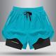 Herren Sportliche Shorts Kurze Sporthose Kurze Sporthose Sport Shorts Sport Ausgehen Wochenende Atmungsaktiv Schnelltrocknend Laufen Bequem Tasche Kordelzug Elastische Taille Glatt Knielänge Gymnastik