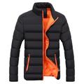 Herren Wintermantel Winterjacke puffer jacket Steppjacke übergangsjacke Wandern Windundurchlässig Warm Winter Schwarz Grün Schwarz orange Schwarz Blau Hell Gray Pufferjacke