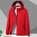 Damen Soft Shell Jacke Wanderjacke Windjacke für Wanderer Draussen warm Windundurchlässig Oberbekleidung Winterjacken Unsichtbarer Reißverschluß in voller Länge Angeln Camping / Wandern