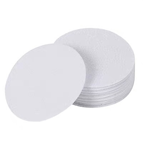 20 Stück klebrige Hakenmünzen aus schwarzem und weißem Nylon, selbstklebende Punkte für Zuhause, Schule, Büro Image