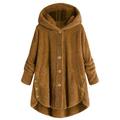 Damen Fleecejacke Sherpa-Jacke Teddy-Mantel Outdoor Valentinstag Täglich Herbst Winter Mantel Regular Fit Windundurchlässig warm halten Zeitgenössisch Stilvoll Plüsch Jacken Langarm Leopard Glatt