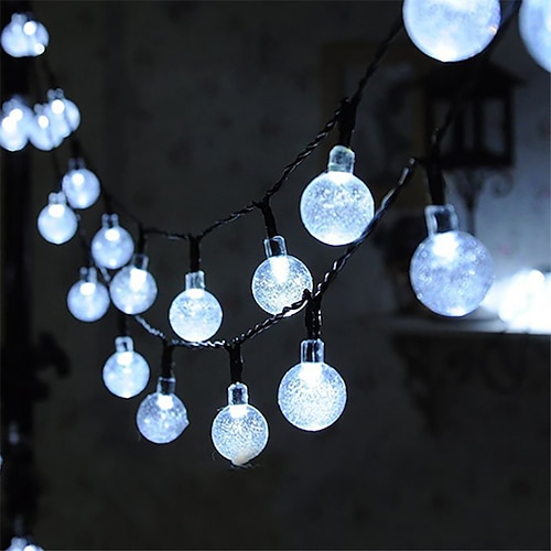 1.5m 2m 3m 4m 5m 10m 20m Lichterkette Hochleistungs-LED Warmweiß Weiß Blau Neujahrs kreative Party dekorative Garten Hof Dekorationslampe AA Betrieb 1 Set Image