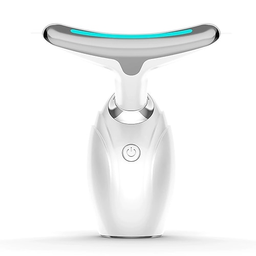 EMS Mikrostrom Gesicht Hals Beautysystem LED Photon Firming Verjüngung Anti-Falten Dünn Doppelkinn Hautpflege Gesichtsmassager Valentinstagsgeschenk