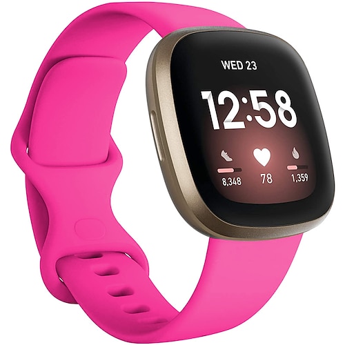 Uhrenarmband für Fitbit Versa 3 Sense Silikon Ersatz Gurt Atmungsaktiv Sportarmband Armband Image