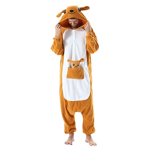 Karneval Tiermotiv Nachtwäsche Onesie-Kostüm Karnevalskostüm Tier Pyjamas-Einteiler Kigurumi-Pyjamas Lustiges Kostüm Für Erwachsene Männer und Frauen Weihnachten Karneval Karikatur Image